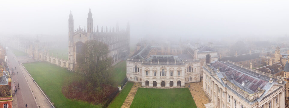 King's College Chapel, Old Schools and Senate House, from left to right, University of Cambridge, Cambridge, Cambridgeshire, England