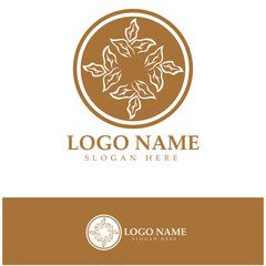 Obraz premium tobacco leaf logo,tobacco field and tobacco cigarette logo template design vector