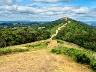 Worcestershire Beacon from Jubilee Hill in The Malverns, Worcestershire, England