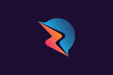 Creative Letter DZ or ZD Logo Design