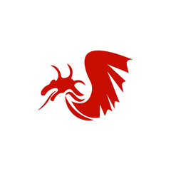 dragon icon ilustration vector