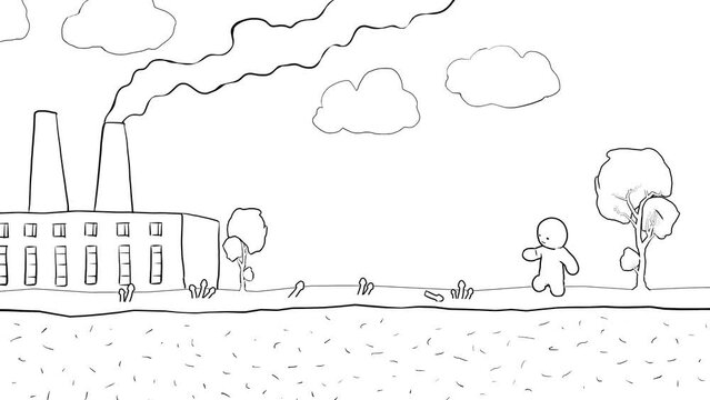 Kicking mushrooms. Metaphor, mean loafing, loitering.