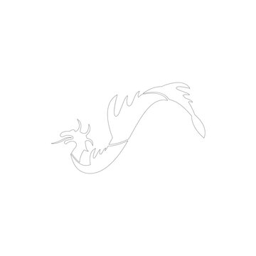 dragon icon ilustration vector