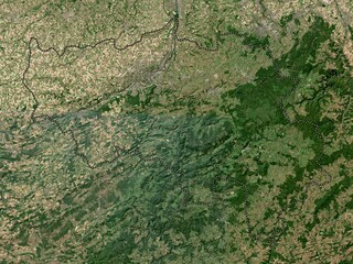 Liege, Belgium. High-res satellite. No legend