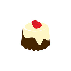 Pudding dessert icon template