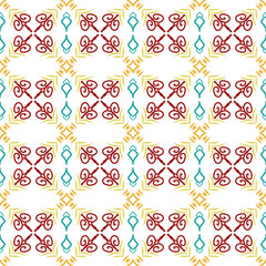 Ethnic​ Morocco​ seamless​ pattern​ for​ fabric, wallpaper, illustration, background​