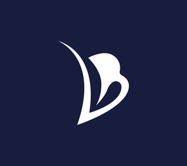 Letter BL or LB Logo Design