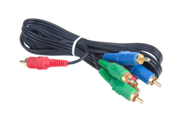 RBG computer cable , transparent background