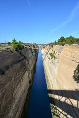Fototapeta na wymiar The Corinth Canal