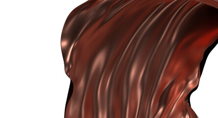 3D render of Gold Cloth abstract background