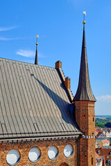 Church Roof and Steeple, Wismar, Germany