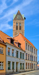 Fototapeta na wymiar Church of St. Mary, Wismar, Germany