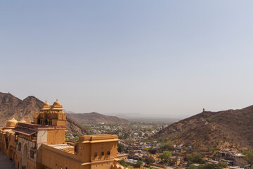 sight of Amber city from Amber Fort