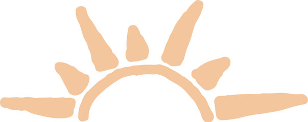 Sparkle Wink Drawing Sun Doodle