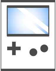 retro minimal line computer pc work casual and game console icons svg 