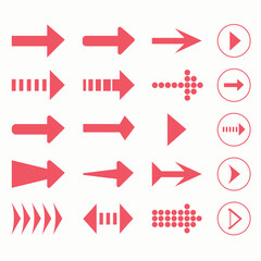 set of arrow icons