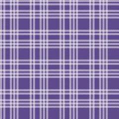 Seamless tartan plaid pattern in Purple Color.



