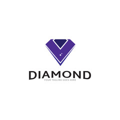 Diamond logo premium, vector illustration