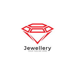 Naklejka premium Diamond logo premium, vector illustration