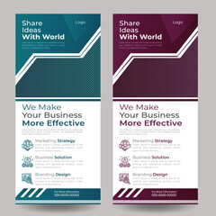 Creative design business design roll up banner