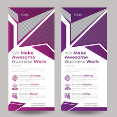 Roll up banner design modern design best sell creative desgn