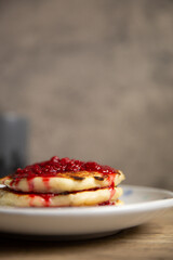 High Protein Cottage Cheese Pancakes