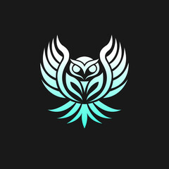 owl logo vector template design