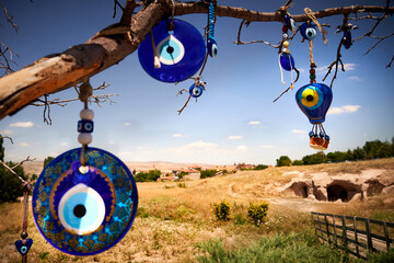the blue evil eye in Turkey