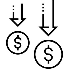 Monetizing Line Vector Icon