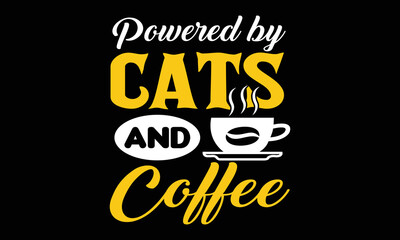 Cat t-shirt design vector template