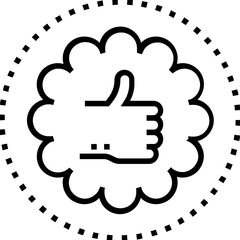 Guarantee Quality Line Vector Icon