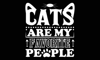 Cat t-shirt design vector template