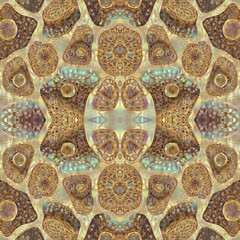 Tribal Pattern, Ornamental Wallpaper, Embroidery, Fantasy Home Decoration, Bohemian Style Ornaments, Botanical Illustrations, Handcrafts, Textiles, Interior and Exterior Surface, Ceramics Tiles