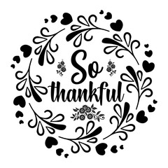 Thanks Giving Day SVG Design