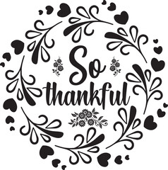 Thanks Giving Day SVG Design