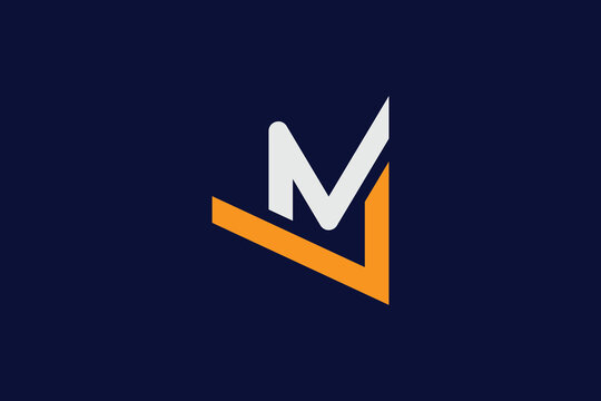 Minimalist ML LM Alphabet Logo Design