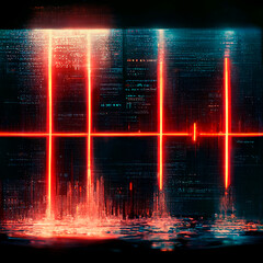 Screen Quantum programming computer cyberpunk futuristic wallpaper texture