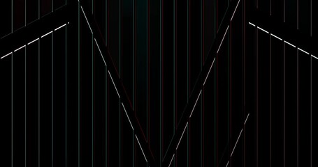 3d render with a dark color texture of vertical and slanted blue and red stripes - Powered by Adobe