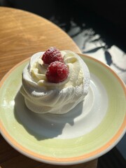 Anna pavlova with berries