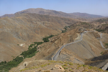 Tizi n'Tichka, mountain pass in the High Atlas of Morocco
