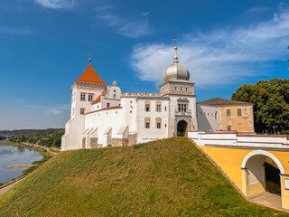 Fototapeta na wymiar Old castle in Grodno