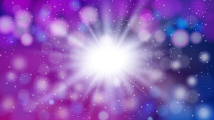 Obraz premium Violet Light Shining Background, Elegant Illuminated Light. Widescreen Vector Illustration