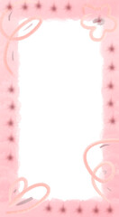 Beautiful pink frame