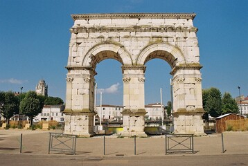 Arc de Germanicus, Saintes, Charente-Maritime, Nouvelle-Aquitaine, France.