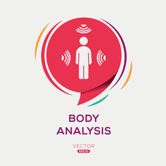 Creative (Body Analysis) Icon, Vector sign.