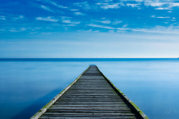 wooden Jetty on the sea