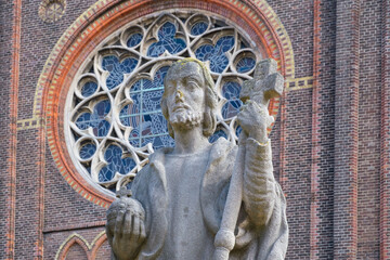 Obraz premium Sint Bonifatius, Leeuwarden, Friesland province, The Netherlands