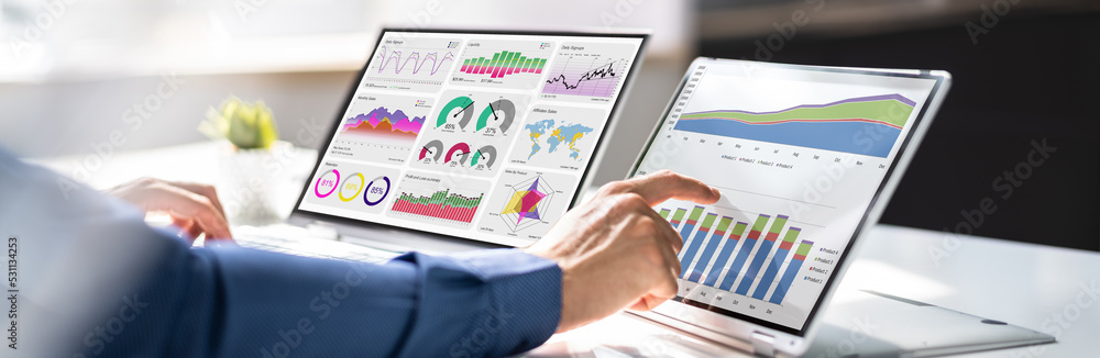 Poster KPI Business Analytics Data Dashboard