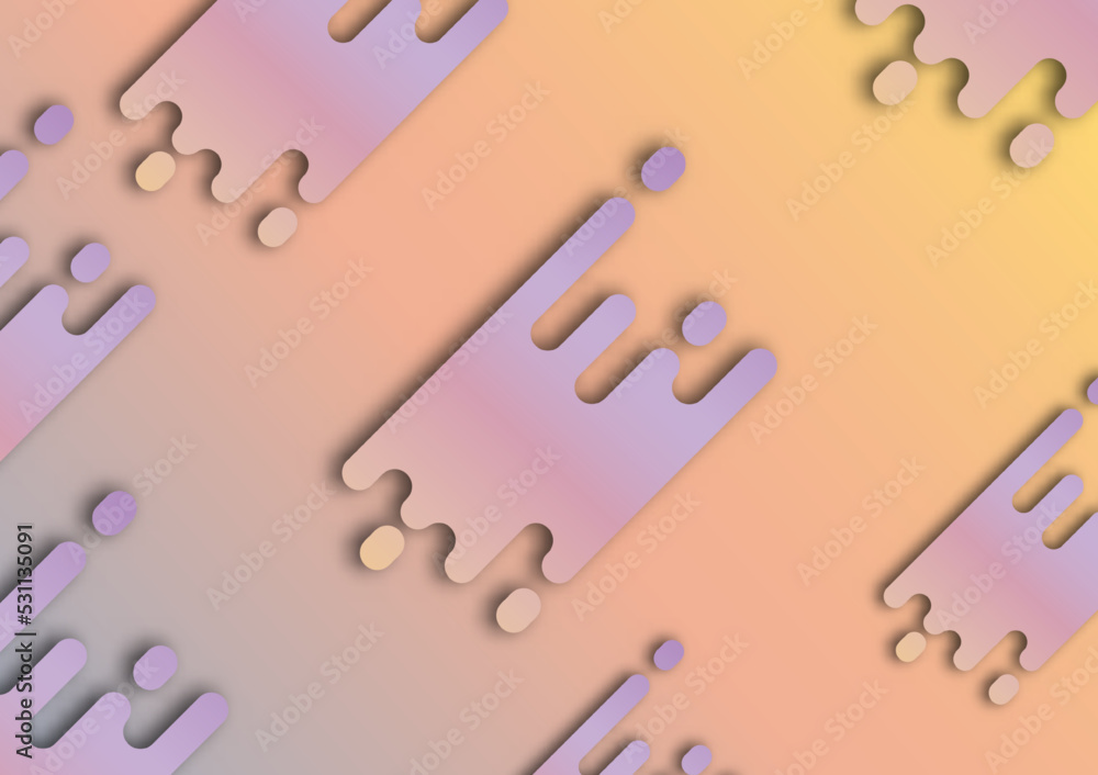 Poster abstract background paper cut style gradient vector background illustration eps10