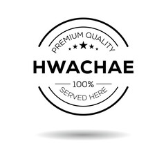 Creative (Hwachae) drink, Hwachae sticker, vector illustration.